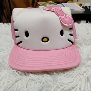 Hello Kitty, Snapback, Pink/White